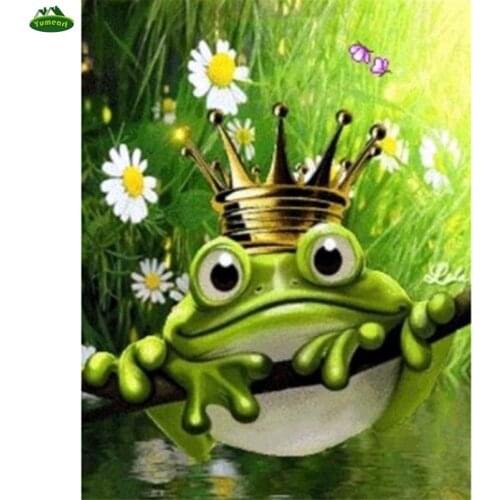 Mosaic Pattern Cross Stitch DIY Frog Diamond Painting Cross Stitch Diamond Painting Craft Plastic Canvas New Years Products