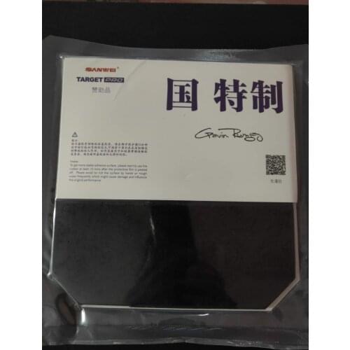 Original Sanwei TARGET Pro (National) Blue Sponge Factory Tuned Pips-in Table Tennis Rubber (Blue Sponge)