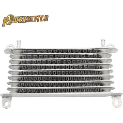 Motorcycle Oil Cooler Oil Engine Radiator Aluminum 125ml Cooling Radiators for 125CC-250CC Motorcycle Dirt Bike ATV