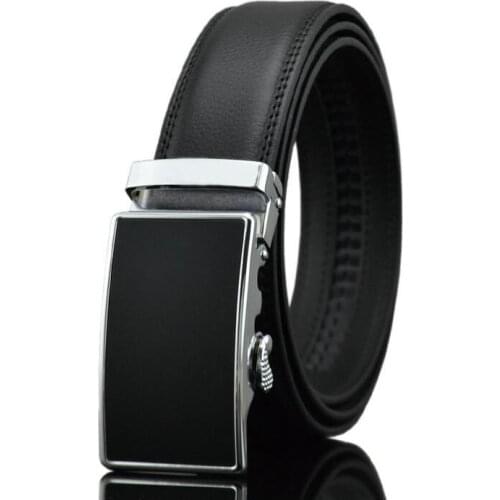 ZPXHYH Famous Brand Belt Men Top Quality Genuine Luxury Leather Belts for Men,Strap Male Metal Automatic Buckle mens belts
