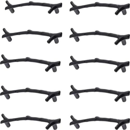 10PCS Tree Branch Drawer Handles Modern Kitchen Cabinet Handles Leaf Drawer Pulls Single/Double Hole Center Furniture Knobs