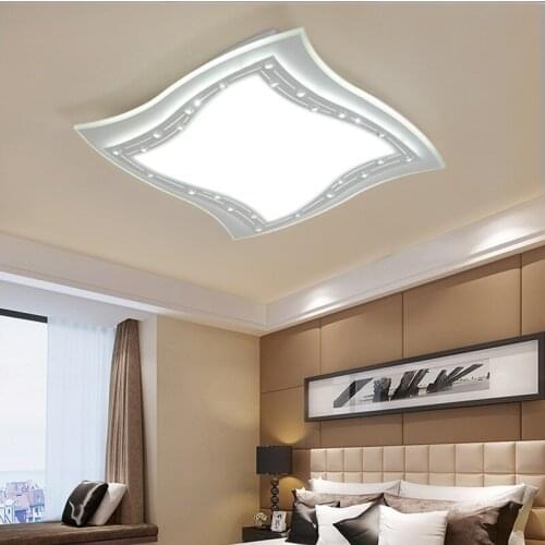 Slim and simple modern LED acrylic Ceiling light living room bedroom study commercial lighting ceiling lamp AC90-260V