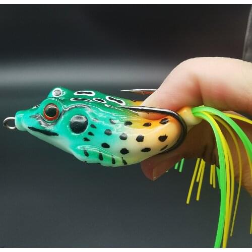 Topwater Soft Frog Lure Isca Artificial Silicone Bait Peche Slow Jig Spinning Jerkbait Swimbait Trout Carp Fishing Tackle Pesca