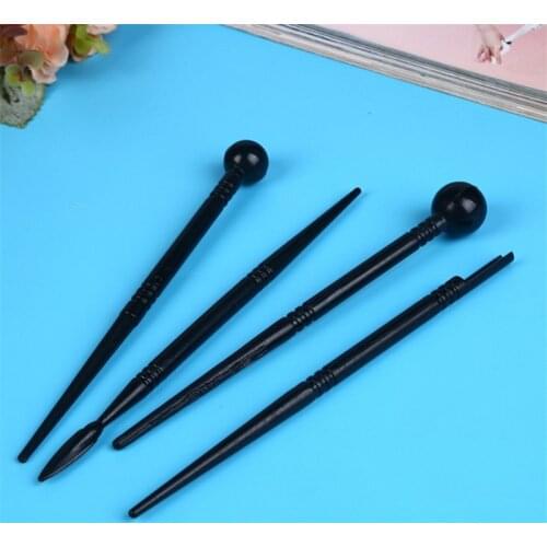 4PCS/Set Useful Bakeware Carved Pens Gadgets Simple DIY Flower Modelling Tool Fondant Biscuits Cake Molds Cake Decorating Tools