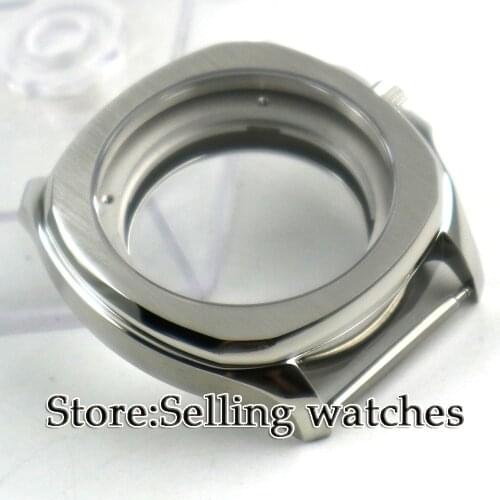 40mm parnis stainless steel Sapphire Crystal Case fit ETA 2836 mingzhu 2813 miyota 82 series movement