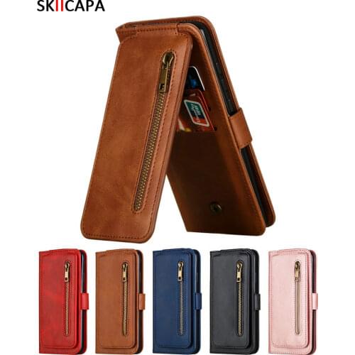 For Xiaomi Redmi Note 9S Case Multifunction Wallet Card Slot flip Leather Phone Cover for Redmi Note 9 8 8A 7A 7 Mi 10 9T A3 10X
