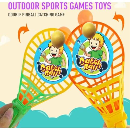 Childrens Outdoor Sports Games Toys Throwing And Catching The Ball Sets Parent-child Interactive Bouncy Ball Toy For Kids Gift