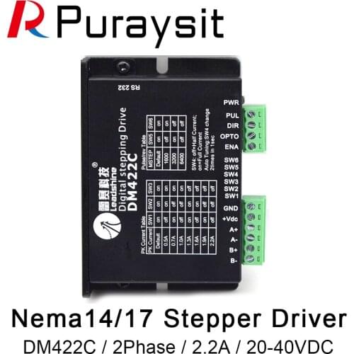 Leadshine Stepper driver DM422C CNC Digital Stepper Motor Driver 24-40VDC 2.2A