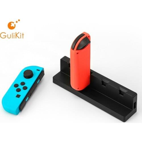 Gulikit JOYCON Charging Dock with LED Charging Indication 4 Ports for Charging 4 JOYCON Simultaneously Charger Charging Station