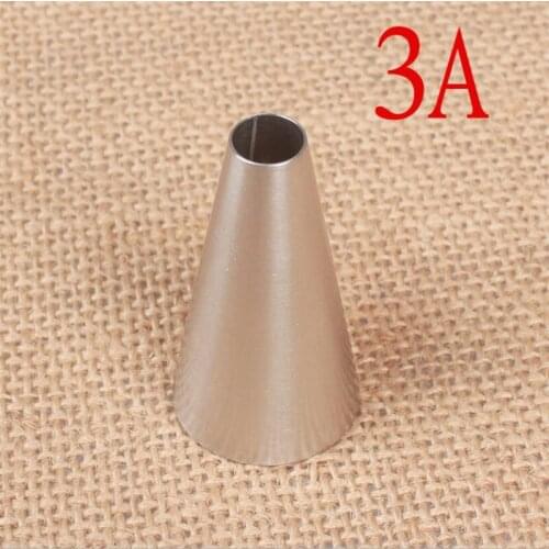 # 3A Round Piping Tip Decorating Bakeware Mouth Nozzle Pastry Tips Fondant Cake Decorating Sugarcraft Tool Pastry Tools