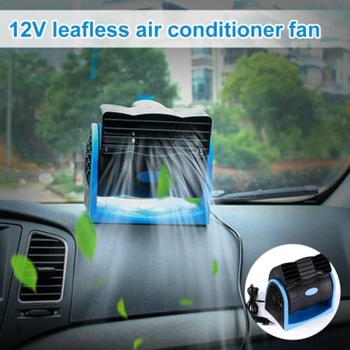 Personal Space Cooler Portable Air Conditioner Quiet Cage Shape Design 12v Portable Car Conditioning Fan Apply Truck Sleeper Cab