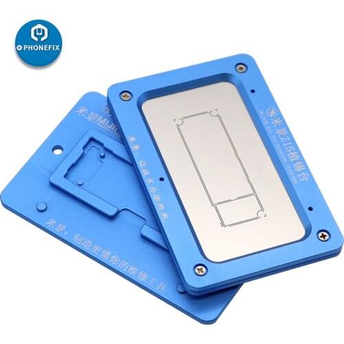 MJ Z15 Motherboard Fixture for iPhone Repair Tin Planting Table Motherboard Reballing Platform for iPhone 11 Mianboard Fixture