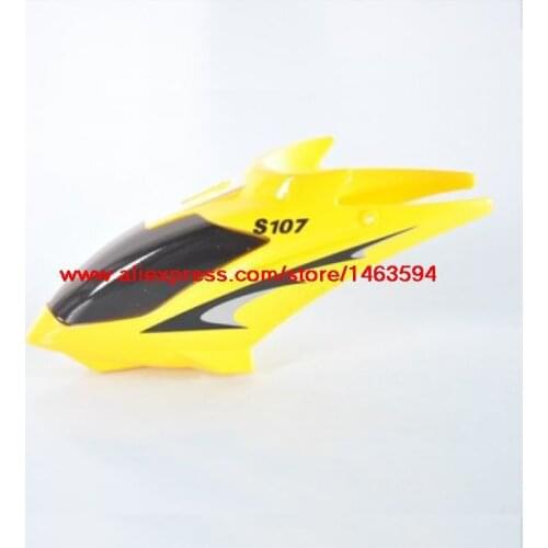 Wholesale Syma S107 S107G RC Helicopter Spare Parts Yellow nose cover Free Shipping