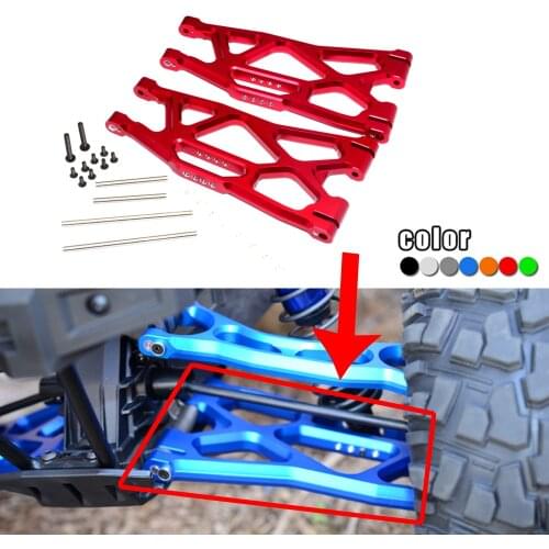 GPM Metal alloy front and rear universal Lower swing arm A arm #7730/7731 for TRAXXAS 1/5 X-MAXX 6S 8S 77086-4 MONSTER TRUCK