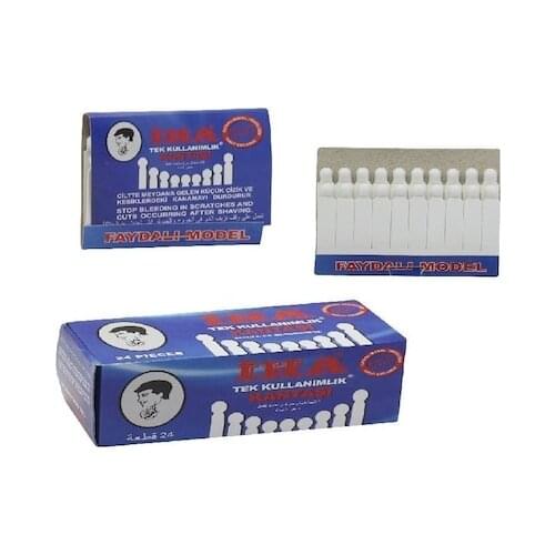 Styptic Pencils 240 Sticks Disposable Stops Cuts Bleeding 12 Matchbooks razor