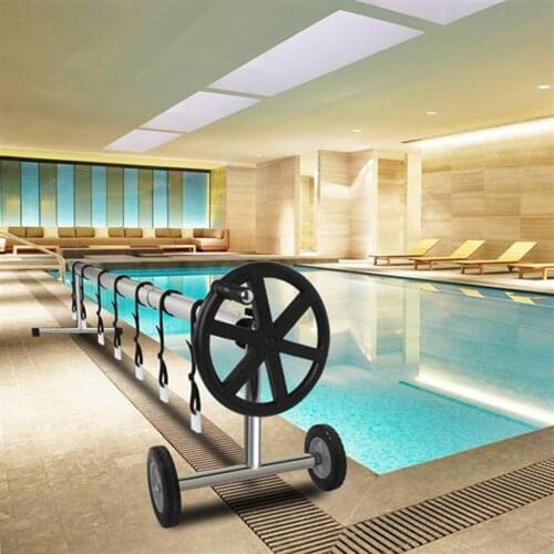 Universal Swimming Pool Solar Cover Reel Adhesive Strap Cord Plate Buckle Attachment Kit for Pool Solar Cover Reel Accessory