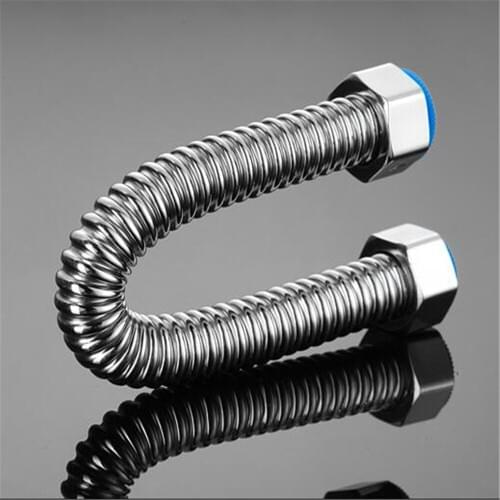 Water Inlet Corrugated Hose For Stainless Steel Thick Bellows High Temperature Resistant Boiler Water Heater
