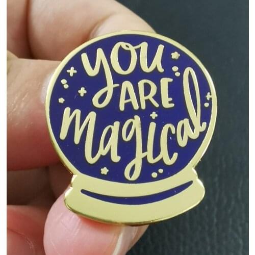 Magical enamel pin