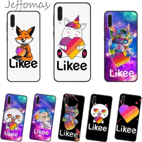 Likee Funny cat bear love heart Phone Case For Samsung galaxy S 7 8 9 10 20 edge A 6 10 20 30 50 51 70 note 10 plus
