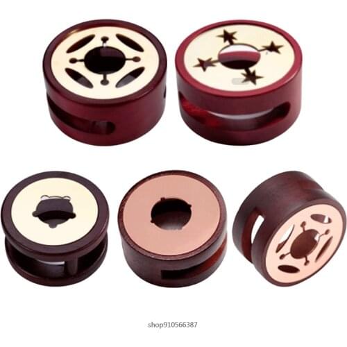 2.87x1.49inches Wax Seal Warmer Melting Kit Wooden Wax Sealing Furnace with 1 Melting Spoon Candle Handmade Accessory Wholesales