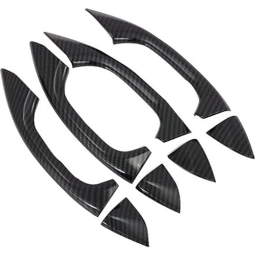 Car Exterior Door Handle Cover Trim ABS Sticker Decoration Accessories for A6 2019 2020 2021