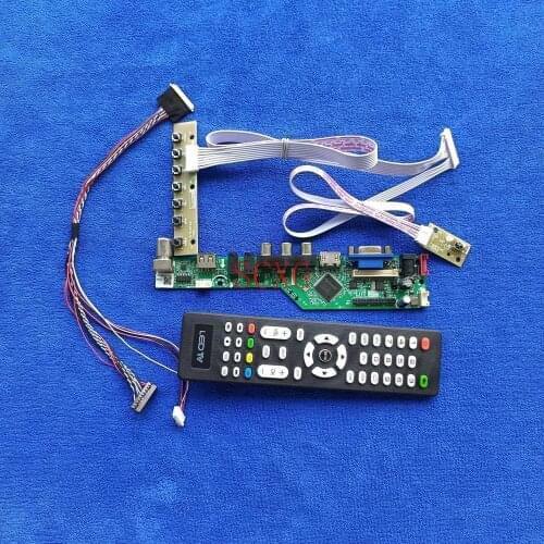 Analog signal Matrix controller drive board 1366*768 LVDS-40Pin HDMI-compatible VGA USB AV LED/LCD DIY Kit For B133XW01/B133XW02