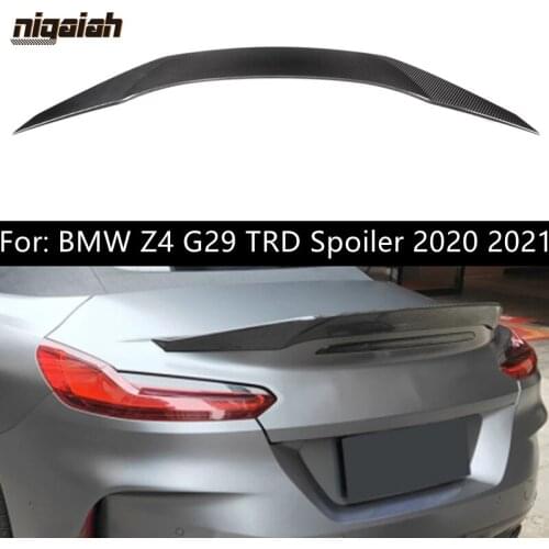Dry Carbon Rear Trunk Spoiler Car Wing For BMW G29 Z4 2 Door Coupe TRD Style 2020-2021
