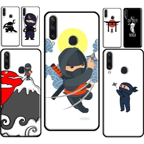 Japan samurai Ninja Warrior Funny Case For Huawei Nova 5T 3 2 i Y3 II Y7 Y5 Y6 2017 2018 Y9 2019 Y5P Y6P Y7A 2020 Y9S Cover