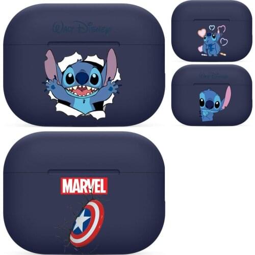 2021 DISNEY For Airpods pro 3 case Protective Bluetooth Wireless Earphone Cover Air Pods airpod case air pod cases Navy