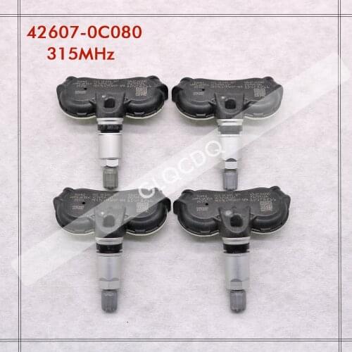 TYRE PRESSURE SENSOR FOR 2007-2018 TOYOTA SIENNA 315MHz TIRE PRESSURE SENSOR TPMS SENSOR 42607-0C080 42607-0C030 42607-0C040