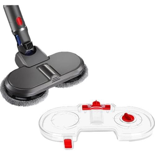 Electric Wet & Dry Mop Cleaning Mop Floor Head Brush For Dyson V7 V8 V10 V11 Wireless Vacuum Cleaner Accessories water tank