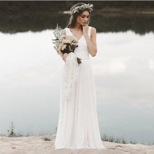 FDHAOLU Chiffon Wedding Dresses