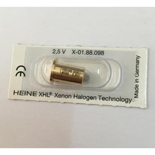 HEINE XHL #098 2.5V lamp,X-001.88.098,xenon halogen technology,HSL 100 150 hand-held slit lamp,X-01.88.098 bulb