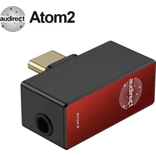 Hilidac Audirect Atom2 HiFi Portable USB DAC/AMP ES9281AC Support MQA DSD512 32bit/768kHz USB type-c/Lightning version