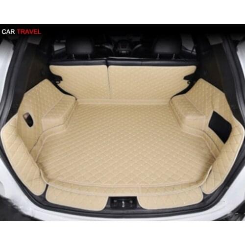 Good quality! Full set car trunk mats for Hyundai ix35 2015-2010 waterproof boot carpets cargo liner for ix35 2011,Free shipping