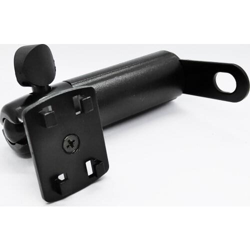Motorcycle Scooter Aluminum Alloy Rear View Mirror Mount with Universal 4 Pin Lock Adapter for Cell Phones