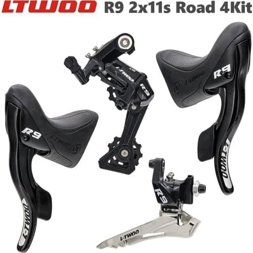 LTWOO R9 2x11 Speed Road Groupset 4Kit Shifter + Rear Derailleurs + Front Derailleurs 5800, R7000 Groupset Road bike derailleur