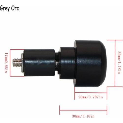 For HONDA CBR 600RR 1000RR CB 400 1300 Hand Grip Handle Bar End Cap Slider Cover Handlebar Weight of iron products 283g