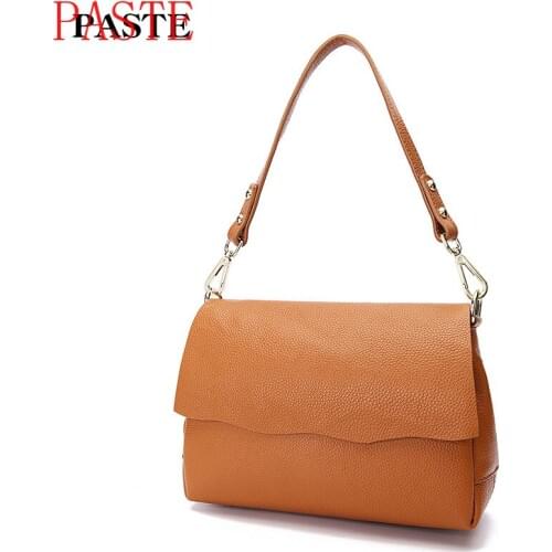 New 2018 Women leather Shoulder Bag Shell Bags Casual Handbags small messenger bag fashion 100% genuine leather small bag