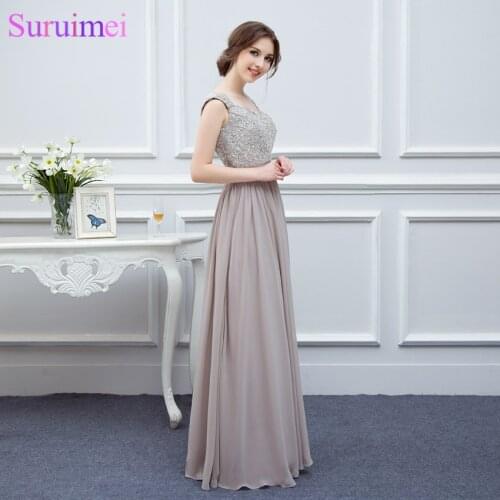 New Arrival Semi Formal Prom Dresses Long Floor Length Chiffon Prom Gown Vestidos De Cap Sleeves Back See Through