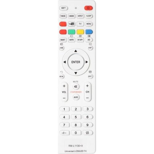 New Universal Smart Tv Remote Controller For Rm-l1130+x Rm-l113+12 Replaces The High-Quality Youtube Button With Netflix