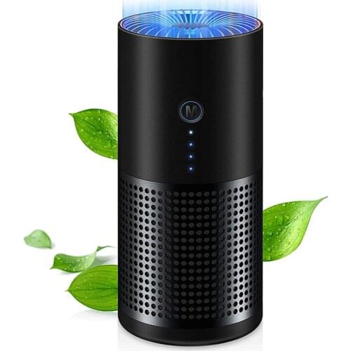 Air Purifiers for Home Car Allergies Pets Hair Smoke Dust Airborne Contaminants Odors-Desktop Air Cleaner with True HEPA Filter