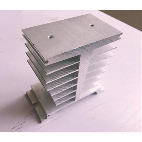 Heat Sink for Solid State Relay SSR Up to 100A 120A aluminium alloy radiator 100mm x 95mm x 50mm
