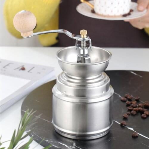 SUS304 Stainless Steel Coffee Grinder Mini Hand Manual Handmade Coffee Bean Grinders Coffee Tools