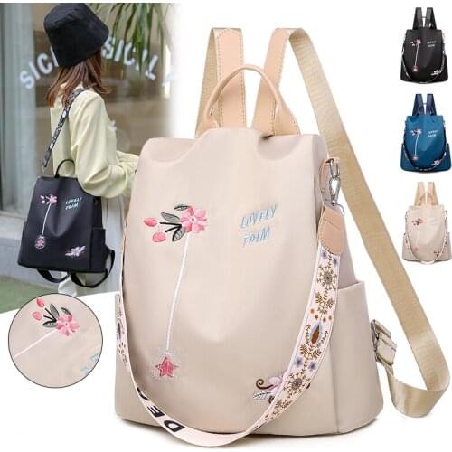 2021 Waterproof Oxford Women Backpack Fashion Anti-theft Women Backpacks Print School Bag High Quality Large Capacity Backpack