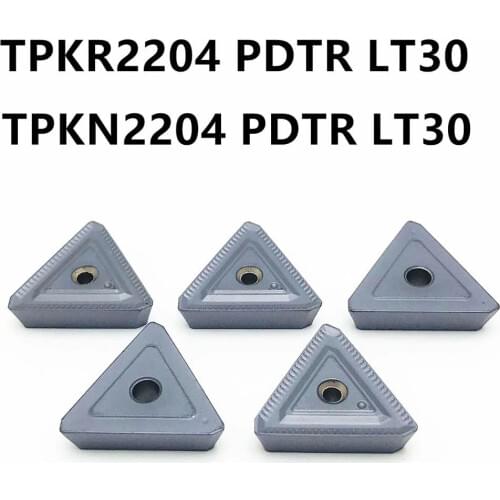 TPKN2204 TPKR2204 PDTR LT30 Lathe Parts Tool CNC Turning Tool for TPKR Metal Chip Breaker 60 Triangular Carbide TPKN 2204