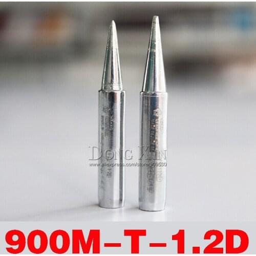 10pcs/lot High Quality for Solder station 936/937 Soldering Iron Tips Lead-free 900M-T-1.2D