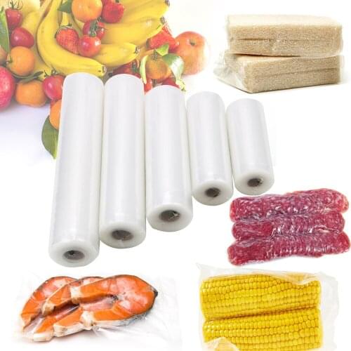 12/15/20/25/28 cm x 5m Food Vacuum Bag For Vacuum Sealer Storage Bag Vacuum Food Vegetable Meat Fresh Bag Kitchen Storage