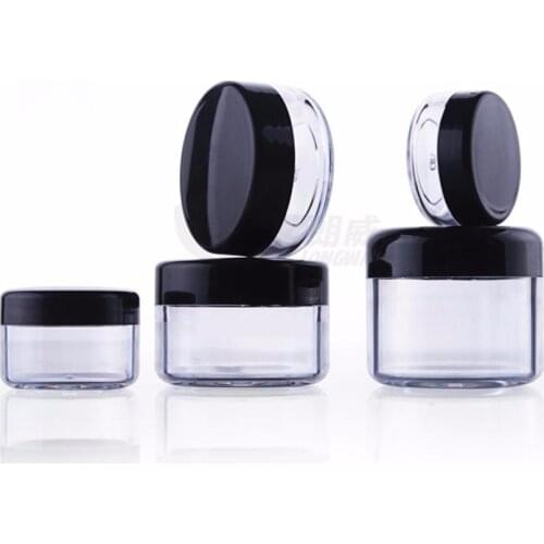 500pcs/lot 3g 5g 10g 15g 20g Small cream jar Empty Refillable Bottles Sample Cosmetic Container Eyeshadow Makeup Packaging Case