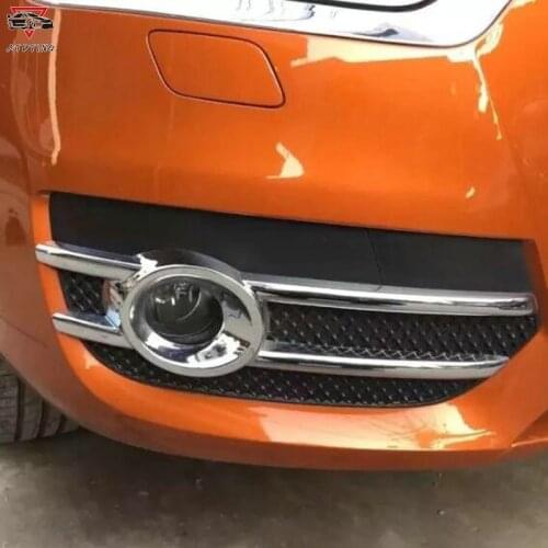 ABS electroplating For Audi Q3 2013 2014 2015 Front fog lamp hood and rear fog lamp hood cover Car Accessories skirts